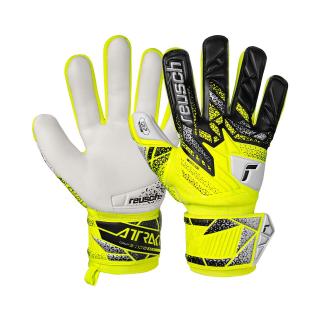 Rękawice bramkarskie Reusch Attrakt Grip Junior żółto-czarne 5572815 2014