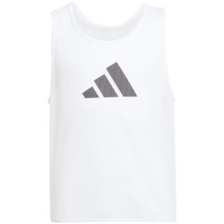 Znacznik dla dzieci adidas Training BIB 24 junior biały JF3246