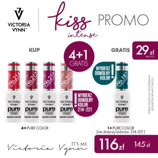 4 + 1 Gratis Victoria Vynn Zestaw promocyjny Pure Creamy Hybrid z kolekcji Kiss Intense