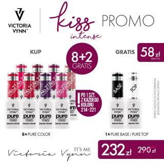 8 + 2 Gratis Victoria Vynn Zestaw promocyjny Pure Creamy Hybrid z kolekcji Kiss Intense