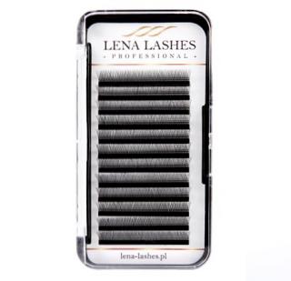 Rzęsy YY C 0.05 10 mm czarne do metody objętościowej Lena Lashes Professional