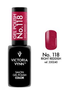 VICTORIA VYNN LAKIER HYBRYDOWY 118-CSH Right Reddish 8ml