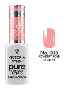 VICTORIA VYNN LAKIER HYBRYDOWY PURE CREAMY 005 Powdery Rose 8ml