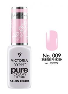 VICTORIA VYNN LAKIER HYBRYDOWY PURE CREAMY 009 Subtle Pinkish 8ml