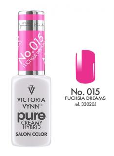 VICTORIA VYNN LAKIER HYBRYDOWY PURE CREAMY 015 Fuchsia Dreams 8ml