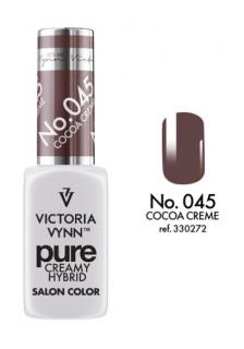 VICTORIA VYNN LAKIER HYBRYDOWY PURE CREAMY 045 Cocoa Creme 8ml