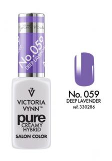 VICTORIA VYNN LAKIER HYBRYDOWY PURE CREAMY 059 Deep Lavender 8ml