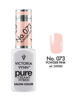 VICTORIA VYNN LAKIER HYBRYDOWY PURE CREAMY 073 Powder Pink 8ml