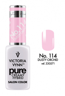 VICTORIA VYNN LAKIER HYBRYDOWY PURE CREAMY 114 Dusty Orchid 8ml