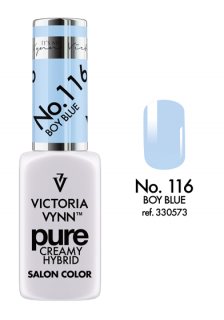 VICTORIA VYNN LAKIER HYBRYDOWY PURE CREAMY 116 Boy Blue 8ml