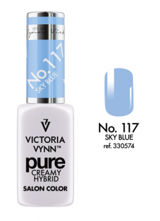 VICTORIA VYNN LAKIER HYBRYDOWY PURE CREAMY 117 Sky Blue 8ml