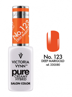 VICTORIA VYNN LAKIER HYBRYDOWY PURE CREAMY 123 Marigold Deep 8ml