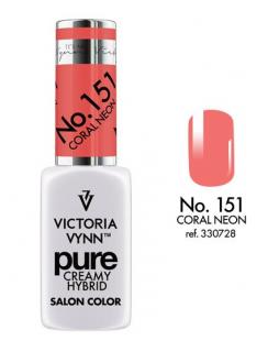 Victoria Vynn Lakier hybrydowy Pure Creamy 151 Coral Neon 8ml
