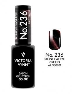 Victoria Vynn Lakier Hybrydowy Stone Cat Eye 236 Zircon 8ml