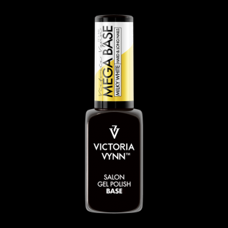 Victoria Vynn Mega Base Milky White Hard  Long Nails 8ml Baza do lakierów hybrydowych Mleczno - biała