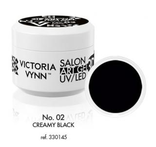 Victoria Vynn Salon Art Gel 3D 02- Creamy Black 5ml