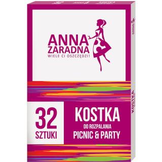 Anna Zaradna podpałka do grilla biała 32 kostki