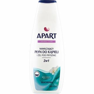 Apart Double Care żel pod prysznic i płyn do kąpieli 2w1 Białe Kwiaty 900ml