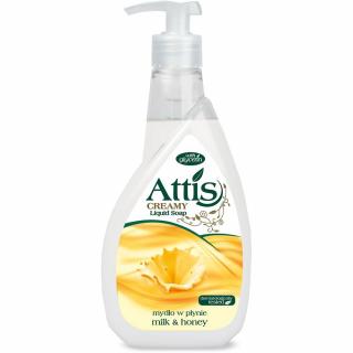 Attis mydło w płynie Mleko i Miód 400ml z pompką