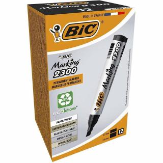 BIC Marking 2300 marker ukośny czarny 12 sztuk