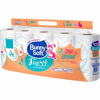 Bunny Soft papier toaletowy 3-warstwowy 10 rolek Amber Bergamot