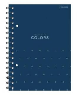 Interdruk kołonotatnik A5 100-kartkowy One Color 5 sztuk