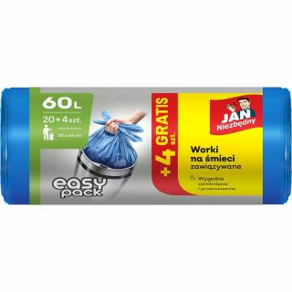 Jan Niezbędny worki HD Easy Pack 60L/24szt. niebieskie