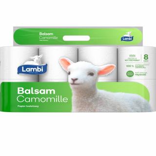 Lambi Papier toaletowy 3-warstwowy 8 rolek Balsam Camomille
