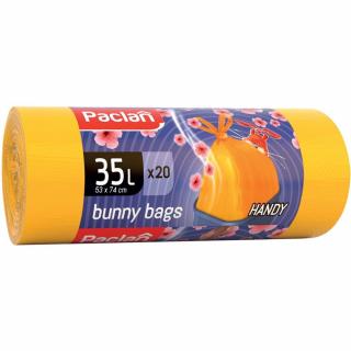 Paclan worki zapachowe Bunny 35L/20szt. Żółte