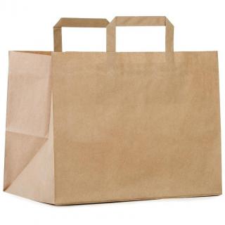 Torba papierowa TakeAway 25x32x22cm 250 sztuk (wys. x szer. x gł.)