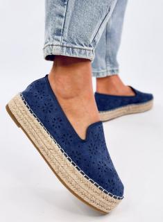 Espadryle ażurowe RIGGA BLUE