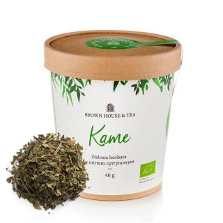 Brown House  Tea - Kame - bio zielona herbata z mirtem cytrynowym 40g