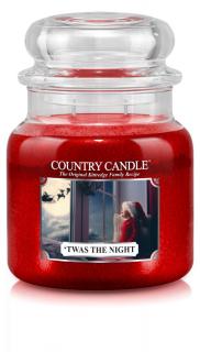 Country Candle - 'Twas the Night - Średni słoik (453g) 2 knoty