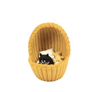 Home Decor - Kot w koszyku - Figurka