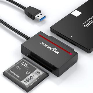 Czytnik kart Cfast Rocketek USB 3.0 adapter SSD, HDD 2,5 "