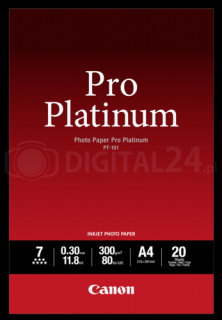 Papier Canon PT-101  Pro Platinum A4, 300 g, 20 szt.
