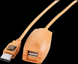Tether Tools TetherPro kabel USB 2.0 aktywny przedłużacz 5m pomarańczowy