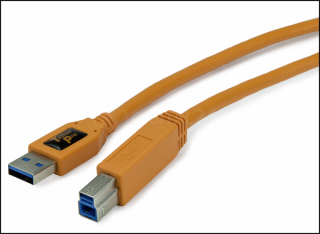 Tether Tools TetherPro kabel USB 3.0 A-Mini B 4,6m pomarańczowy