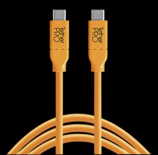 Tether Tools USB-C na USB-C 4,60m pomarańczowy