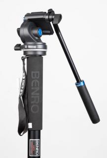 Używany Monopod Banro A38TD z głowicą S2 i futerałem