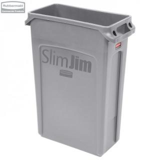 Kosz do segregacji odpadów Slim Jim 87L z kanałami wentylacyjnymi