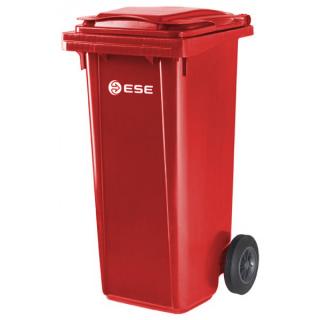 Pojemnik na odpady 120l ESE Czerwony