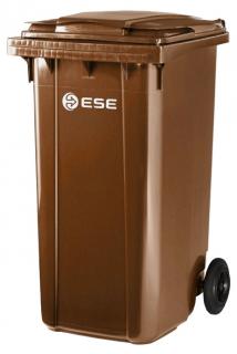 Pojemnik na odpady 240l ESE Brązowy