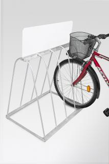 Stojak rowerowy z szyldem reklamowym Berlin