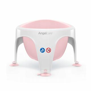 ANGELCARE Krzesełko do kąpieli dla dzieci i niemowląt różowe