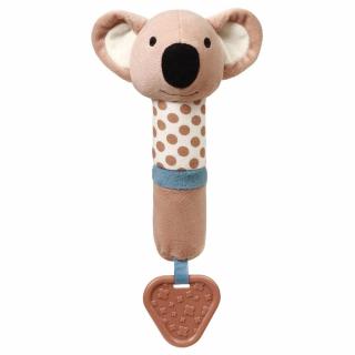 BABYONO Piszczek szeleścik z miękkim gryzakiem na ząbkowanie KOALA CHARLIE