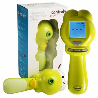 CONTROLY Termometr bezdotykowy medyczny dla dzieci Kids Żabka