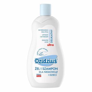 DZIDZIUŚ Żel szampon 2 w 1 dla dzieci i niemowląt 500 ml