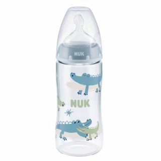 NUK FC+ Butelka antykolkowa z czujnikiem 360ml + smoczek 6-18m do kaszki NIEBIESKA