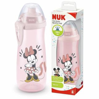 NUK Sports Cup Bidon sportowy dla dzieci na wodę 450ml 24m+ CZERWONY